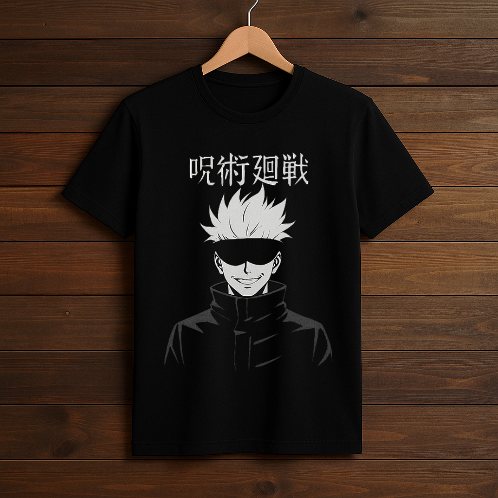 Gojo “We’re Jujutsu Sorcerers” T-Shirt – ShadowArc Limited Curse Drop