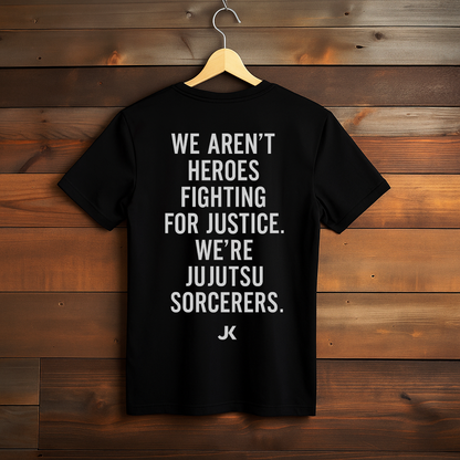 Gojo “We’re Jujutsu Sorcerers” T-Shirt – ShadowArc Limited Curse Drop